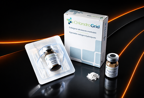 CHondroGrid eklem içi kolajen enjeksiyonu. İtalya menşeili intra-artiküler kolajen