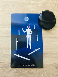 Seven of Swords Tarot Card