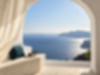 Luxury Mediterranean hospitality destination overlooking the Greek coast