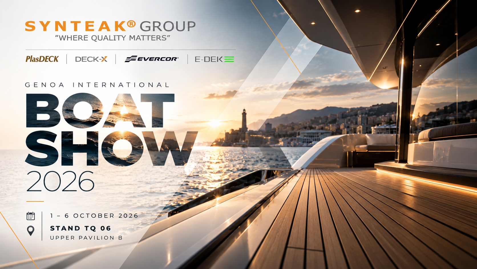 Synteak Group at the Genoa International Boat Show 2026