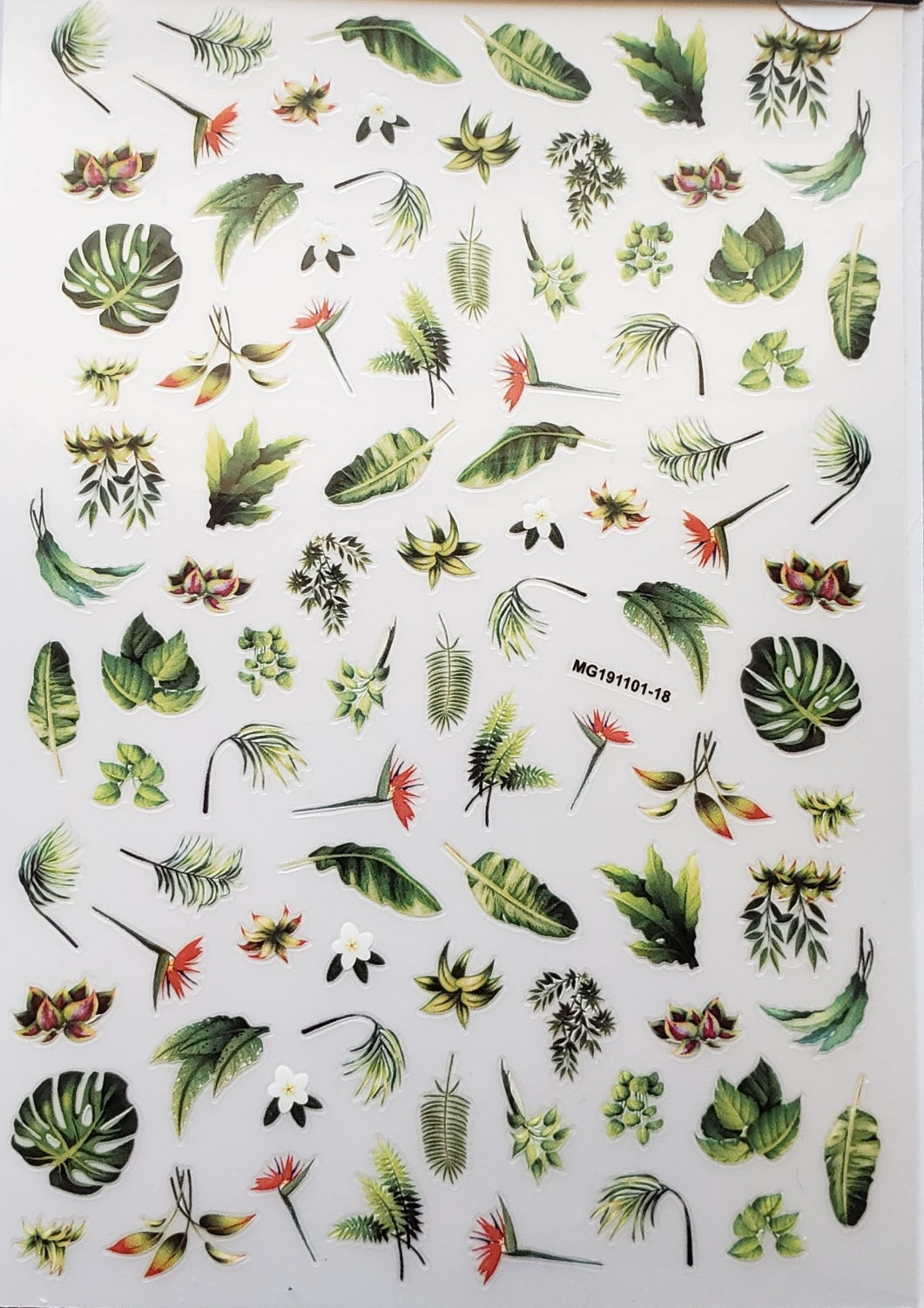 LEAVES NAIL ART STICKERS 