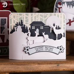 Silent Night Bendi Card