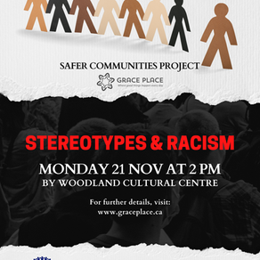 Stereotypes & Racism - Monday, Nov 21 at 2 pm