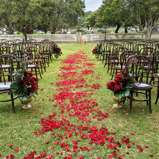 Blue Mountains Wedding Flowers Ceremony