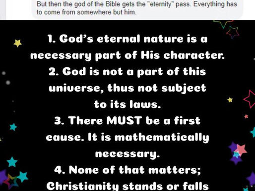 Yes, God has an "eternity pass"
