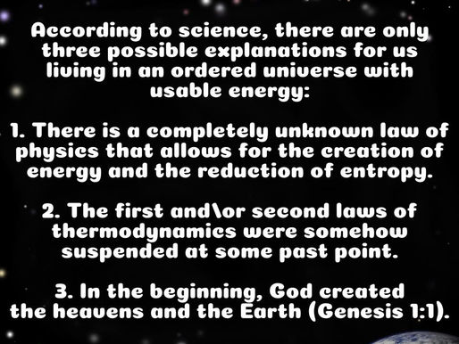 Thermodynamics and the cosmological argument