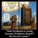 On the argument that the Bible doesn't list its own canon