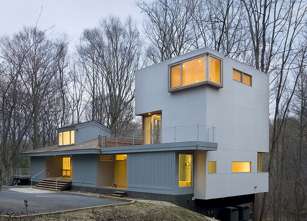 Corner window design