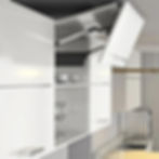 Kitchen cabinet hydraulic systems