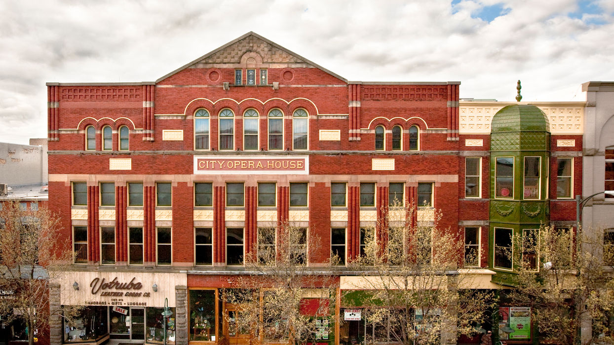 Exterior of building in Spring