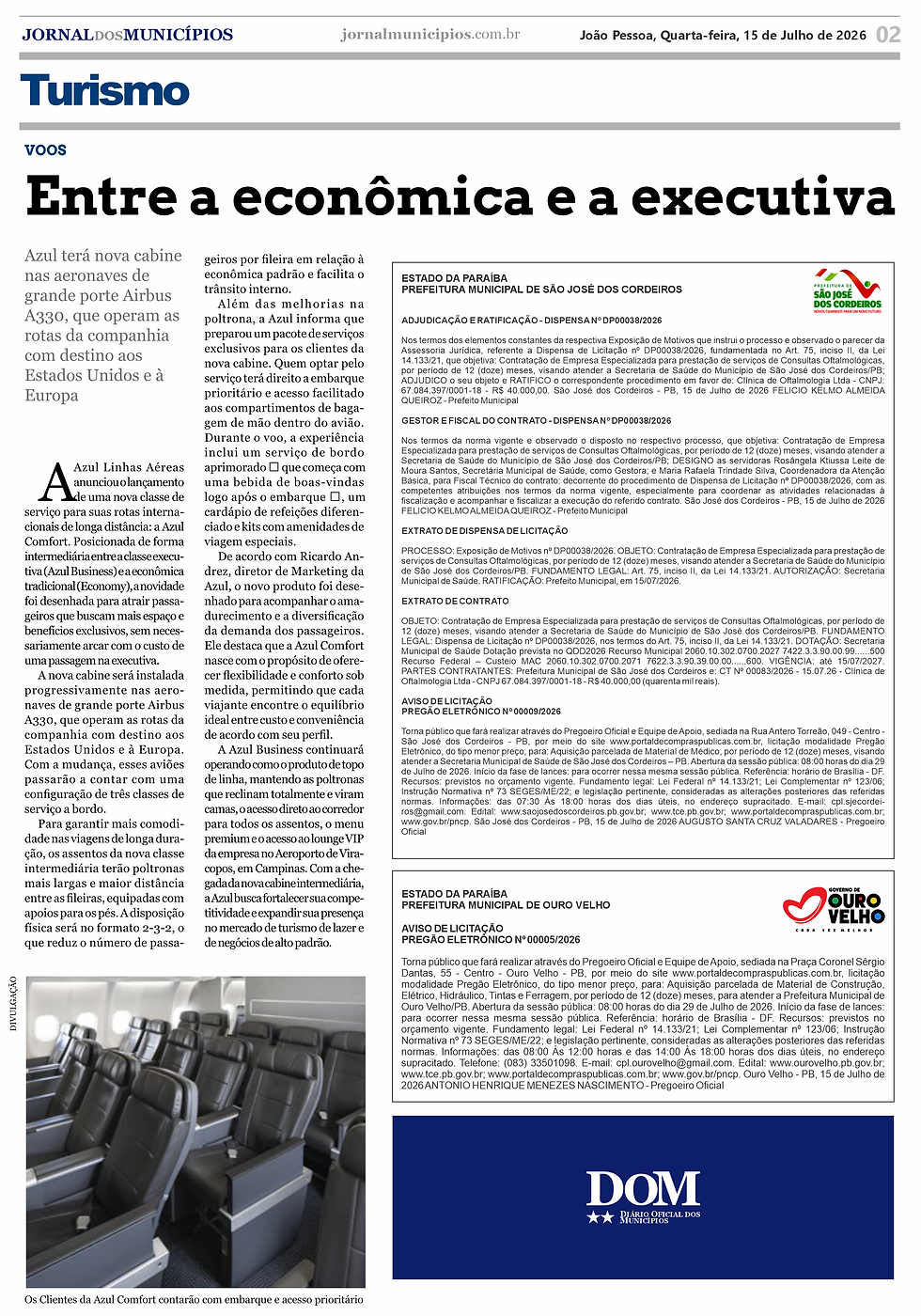 15 de Julho de 2026
