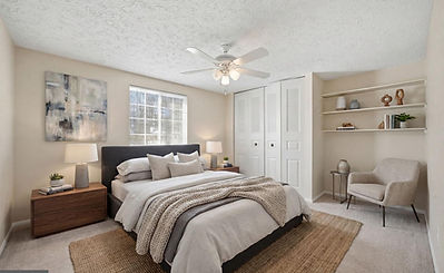 Spacious and well-lit master bedroom of a recently sold property in White Star Ct, Maryland.