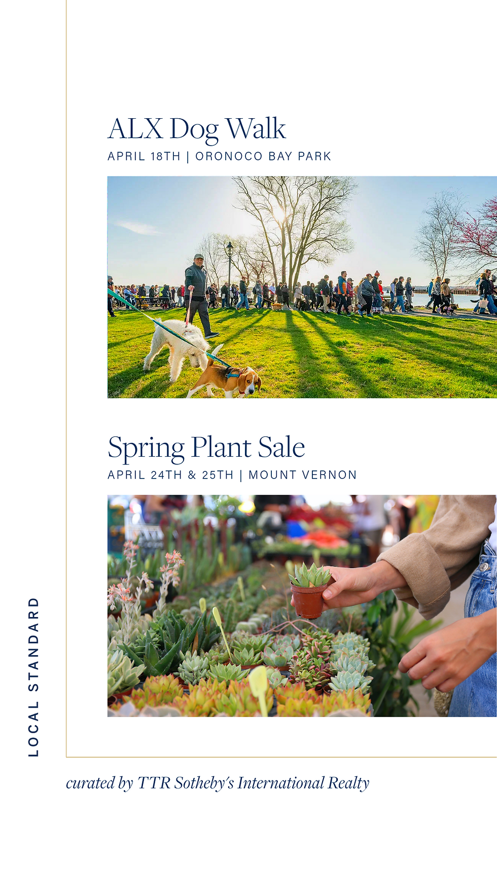 ALX Dog Walk, 18 April & Spring Plant Sale, 24th & 25th April