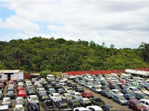 PRF vai realizar leilão com mais de 2.000 veículos classificados como sucata na Bahia