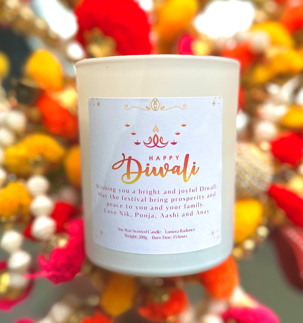 Happy Diwali Candle