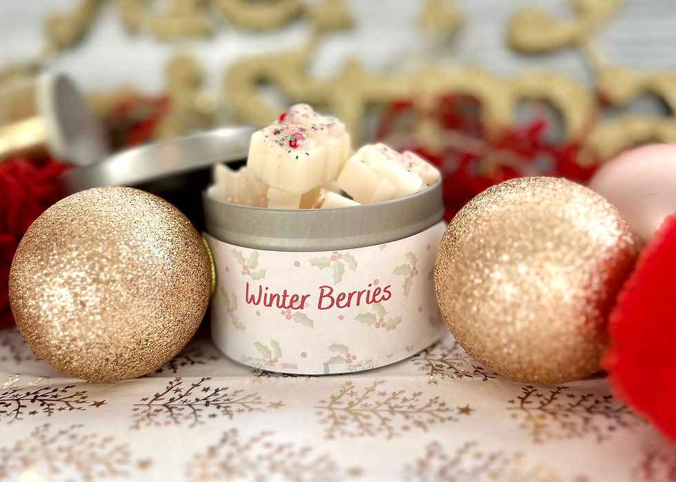Winter Berries Wax Melt Tin.