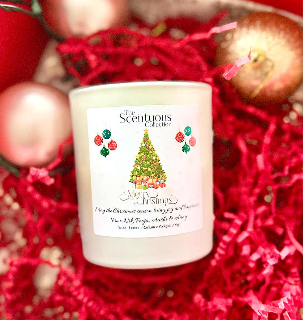 Merry Christmas Candle