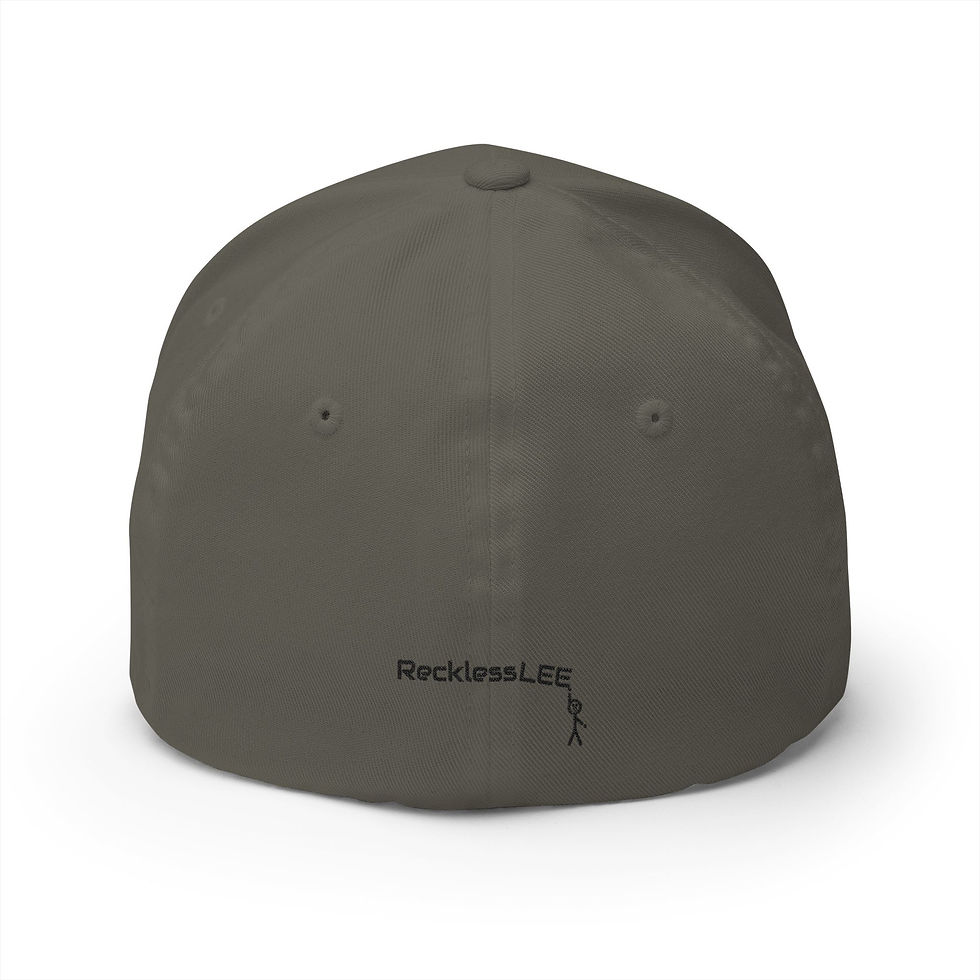 Thumbnail: Embroidered Minimal Cross Cap — White Structured Baseball Hat
