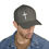 Thumbnail: Embroidered Cross Baseball Cap — Christian Faith Hat with Subtle Back Script