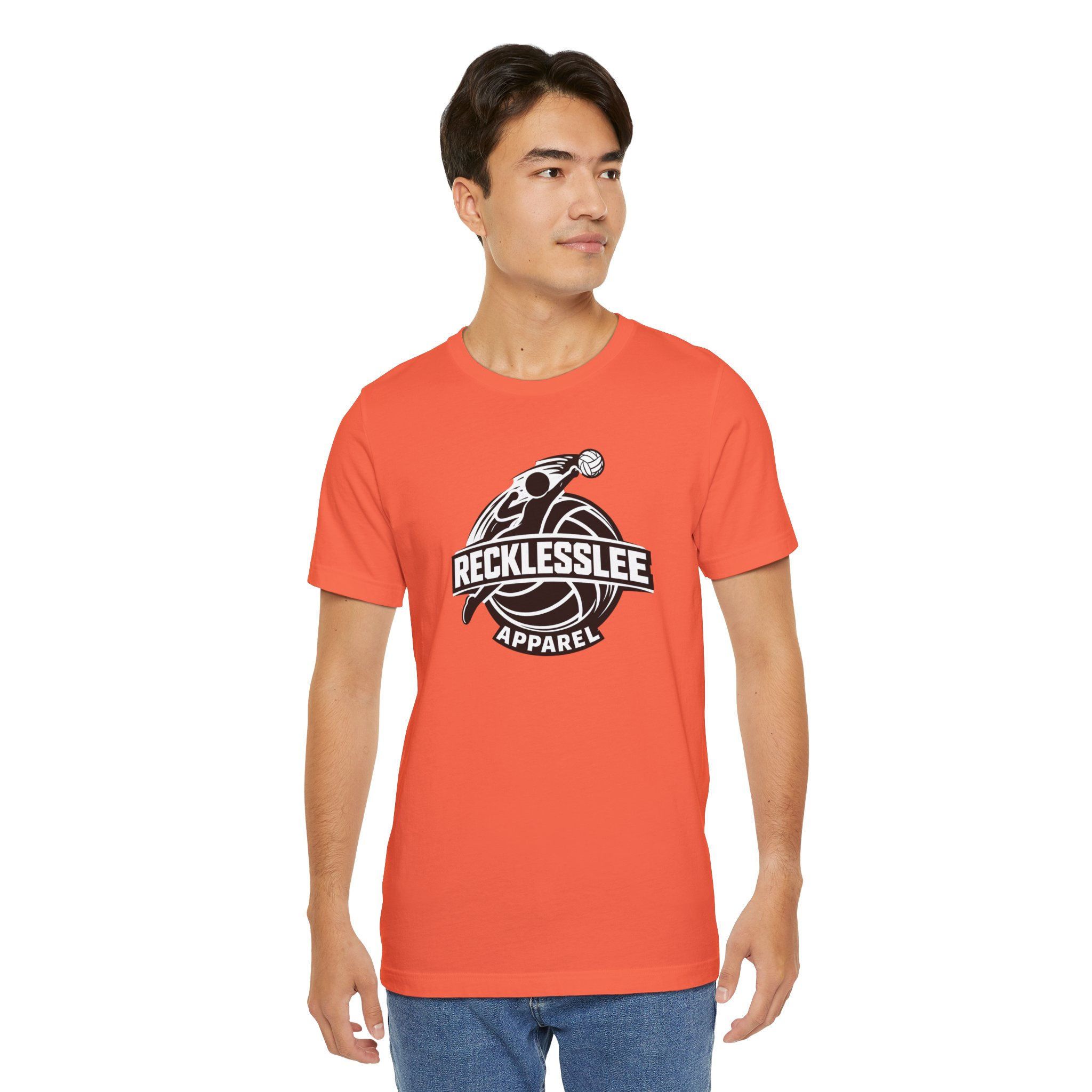 Recklesslee Volleyball Logo Tee