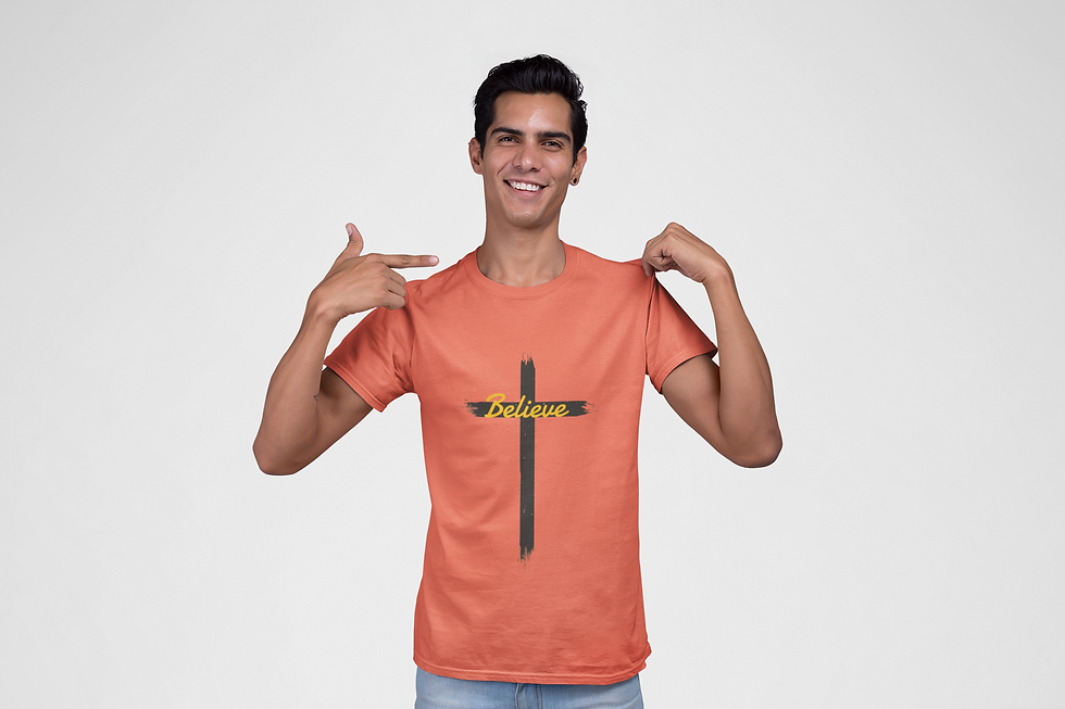 Thumbnail: Faith-Inspired Unisex Tee, Christian T-Shirt, Inspirational Apparel