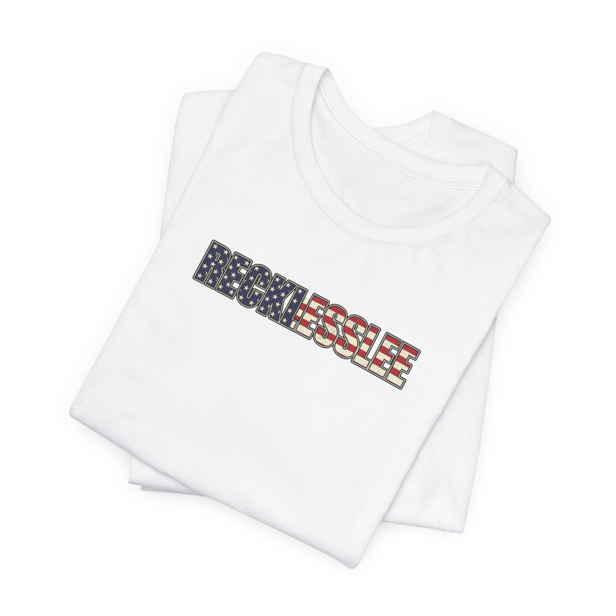 Blessed Flag T-Shirt — "Blessed" American Flag Graphic Tee