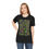 Thumbnail: Mardi Gras Reckless Cheer T-Shirt — Festive Mask & Feather Back Design
