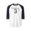 Thumbnail: RecklessLEE Unisex Three-Quarter Sleeve Raglan Shirt, Casual Tee for Sports Fans