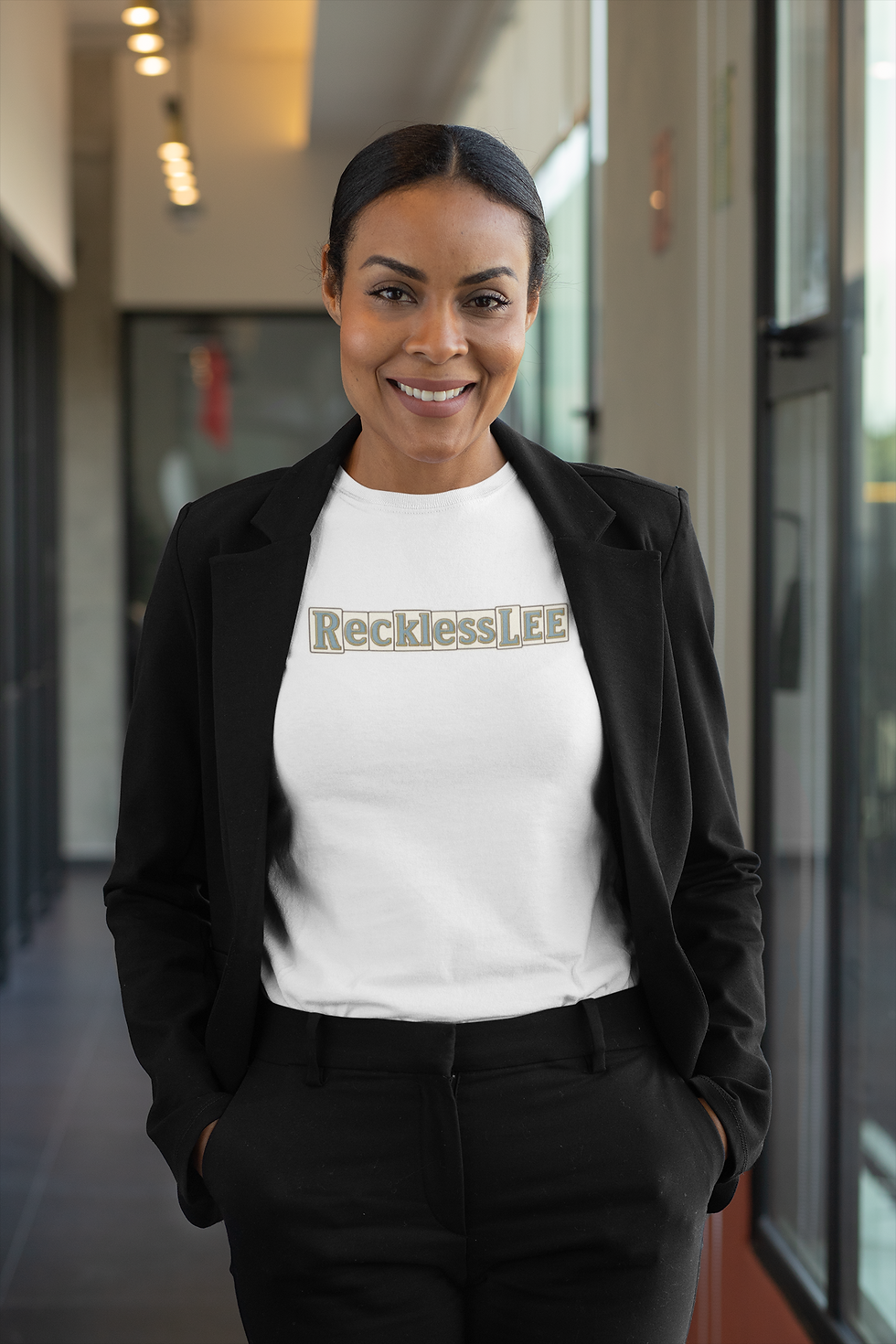 Thumbnail: Reckless Lee Graphic Tee — Vintage Block Logo Short Sleeve Shirt