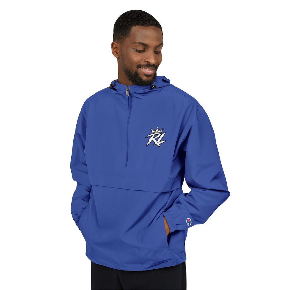 Thumbnail: Packable Anorak Jacket — Lightweight Windbreaker with Chest Graphic