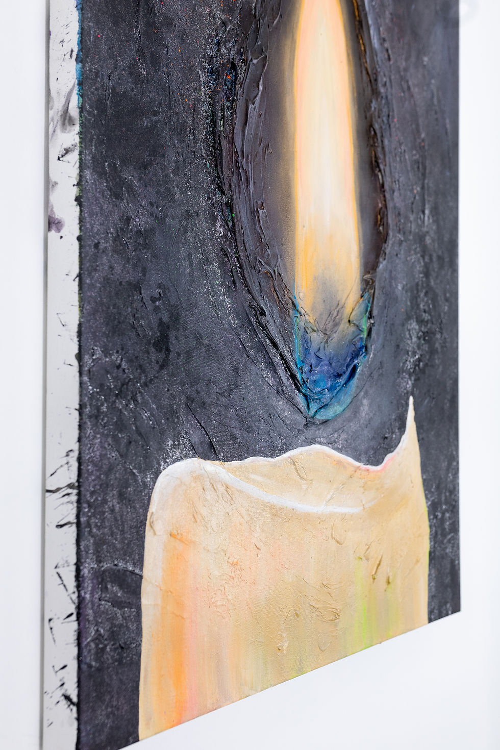 Thumbnail: close up spiritual abstract artwork symbolizing light overcoming darkness