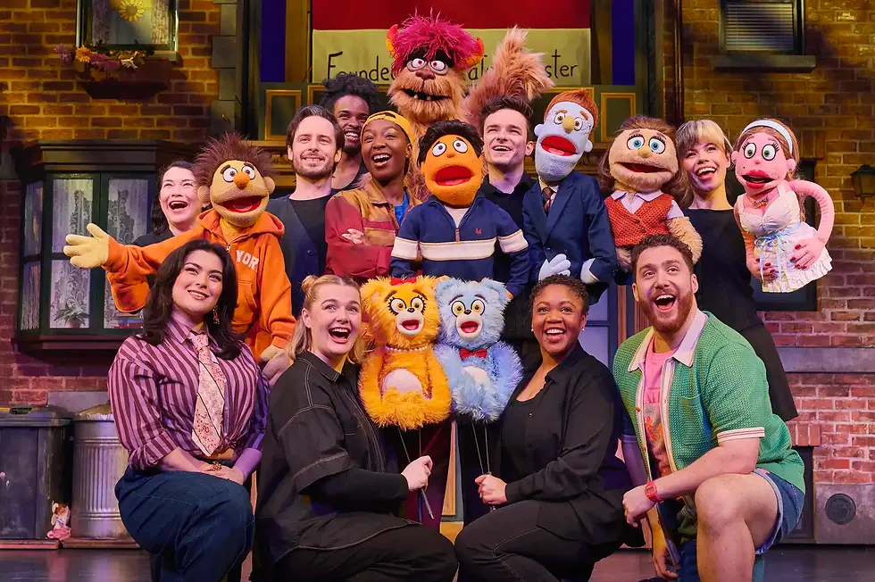 The cast of Avenue Q. Photo Credit: Matt Crockett