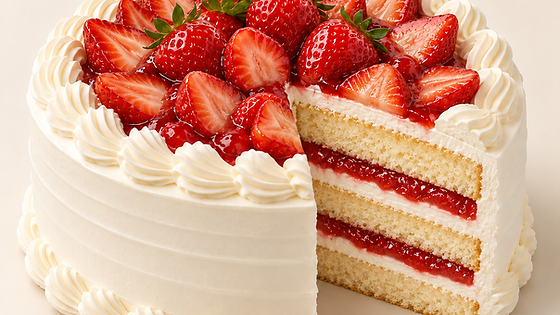 Strawberry Supreme Cake