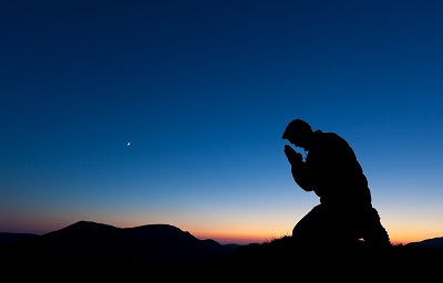 I'd rather die on my 'knees' and than live on my 'feet'.