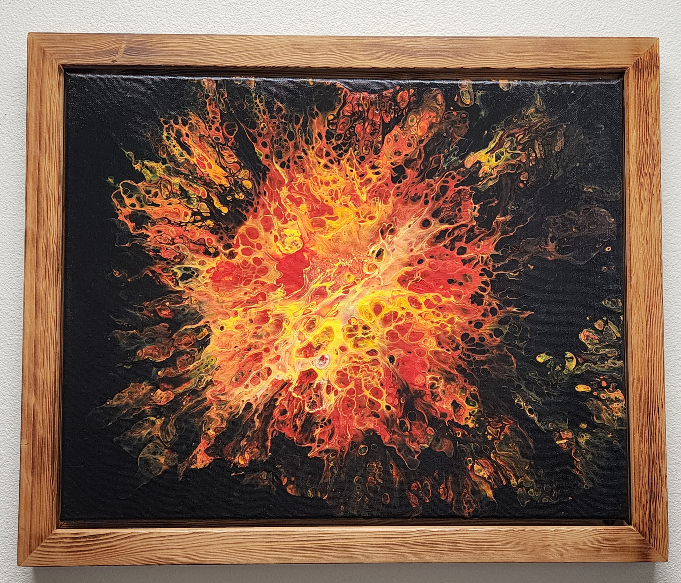 Framed Acrylic Painting