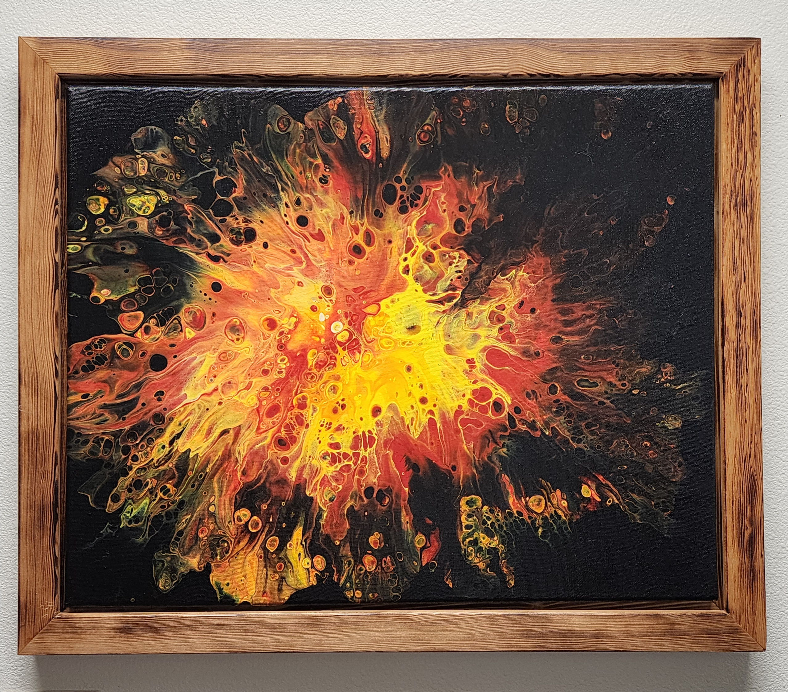 Framed Acrylic Painting