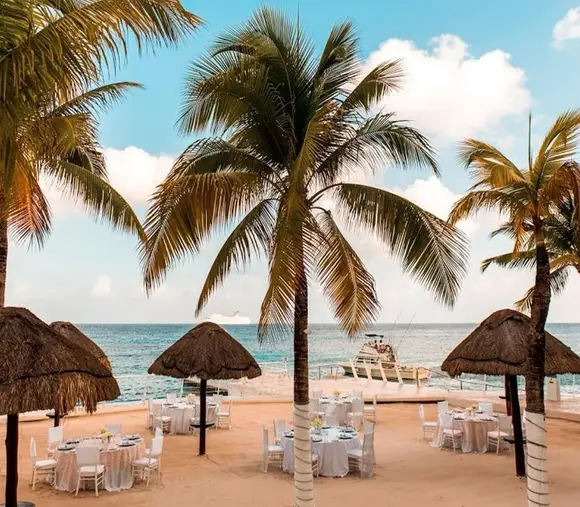 cozumel cozumel palace, beach at cozumel palace