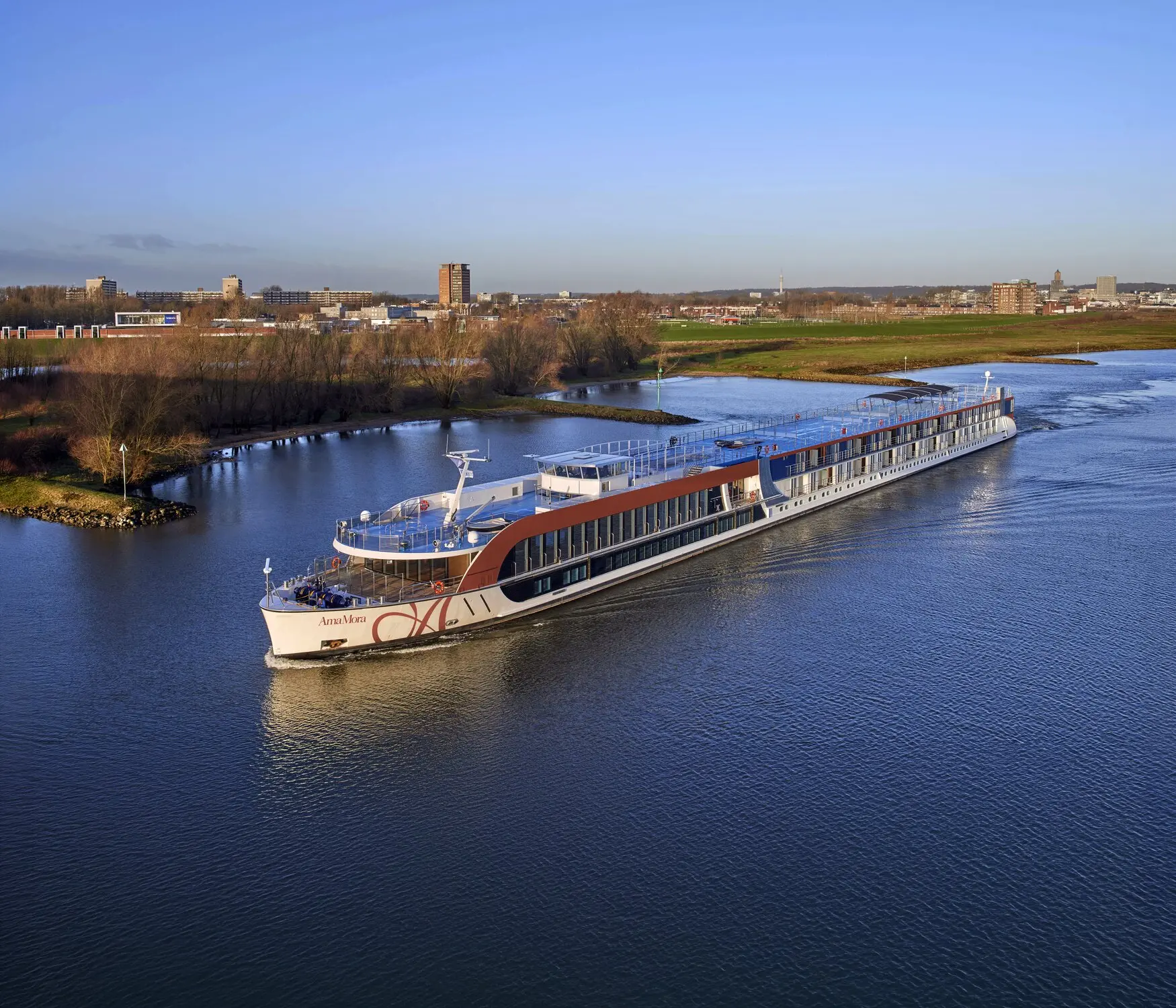 AmaWaterways guests on a guided bike excursion in port