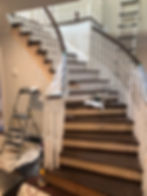Staircase before