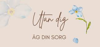 UTAN DIG - MÅ BRA DAG