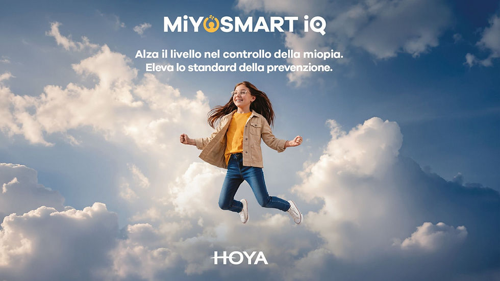 Il passo definitivo per la gestione della miopia: scopri le lenti Hoya MiYosmart IQ.