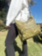 Miniatura: Bandolera oli (cuero vegano)