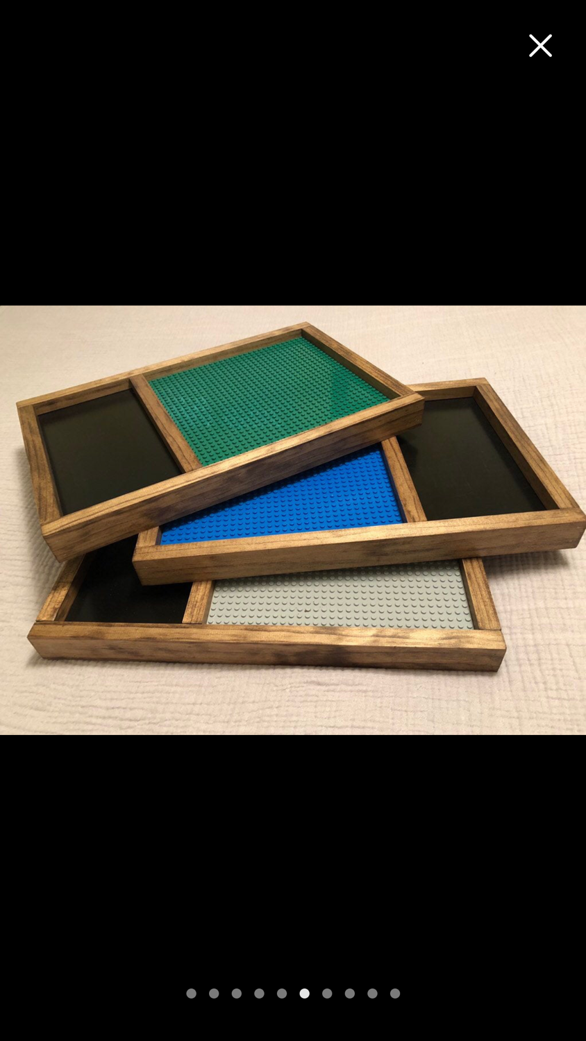Thumbnail: Building Block Tray with side Compartment
