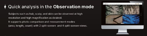 Thumbnail: observation mode explanation text and sample images on screen