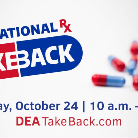 National Drug Take Back Day is 10/24