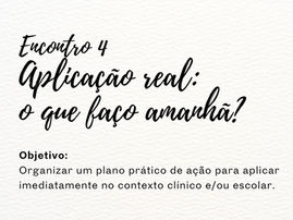 Aula 4 do curso pocket: aplicação real - o que faço amanhã?