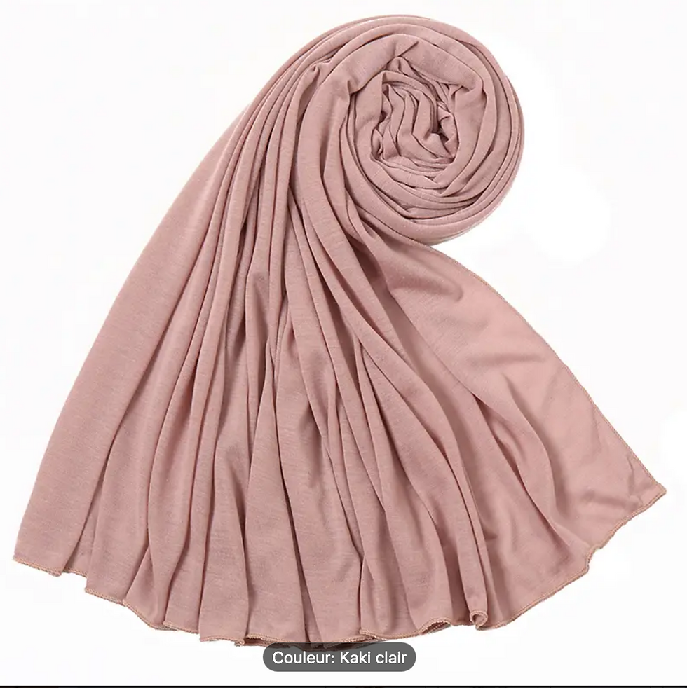 Miniature : Écharpe Longue Et Légère En Jersey Uni Pour Femme