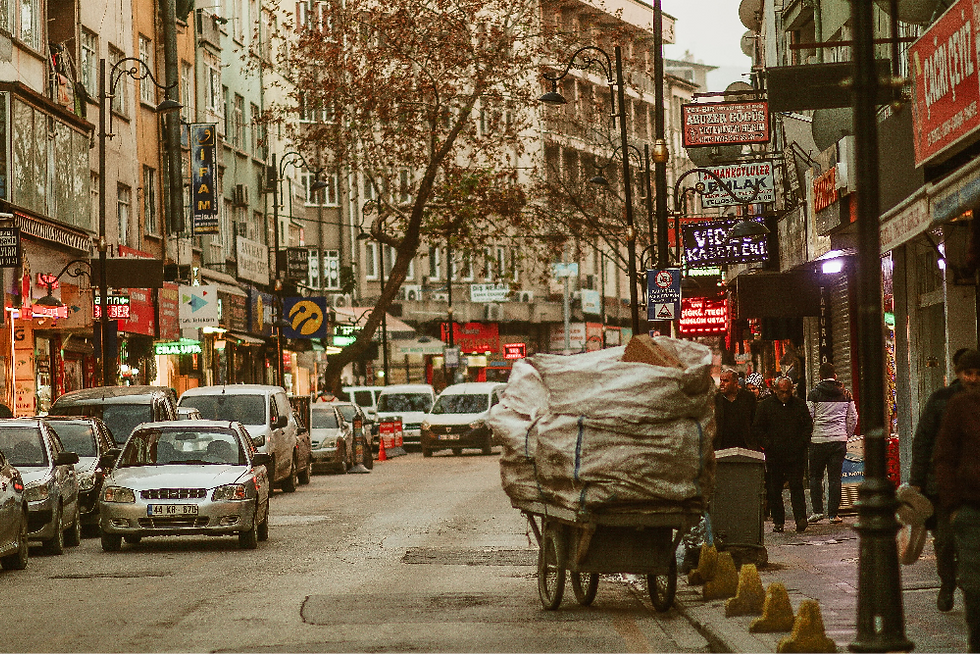 turkish street and shops