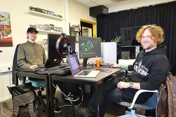 Fredrik and Tobias from Krufs Productions, photo: Christian Dyresjö (NWT)