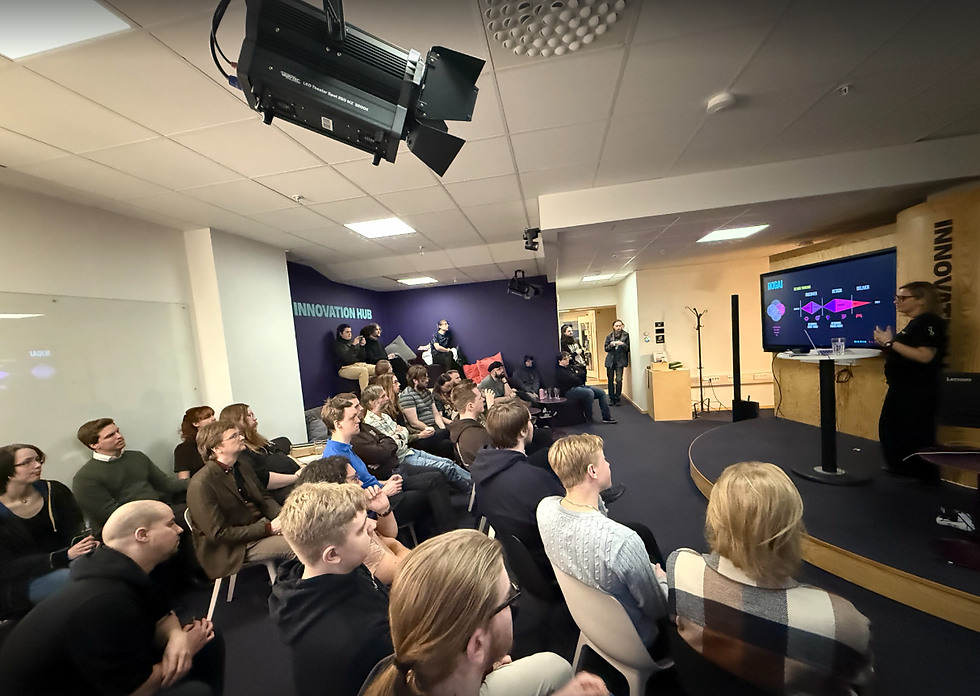 On stage: Maria Glowacka from CD PROJECT RED